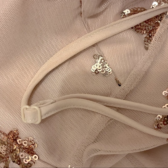 NWT nude & sequin mini dress by boohoo - Picture 6 of 9